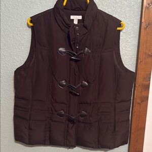 Charter Club  Women's Chocolate Brown  Puffer Vest